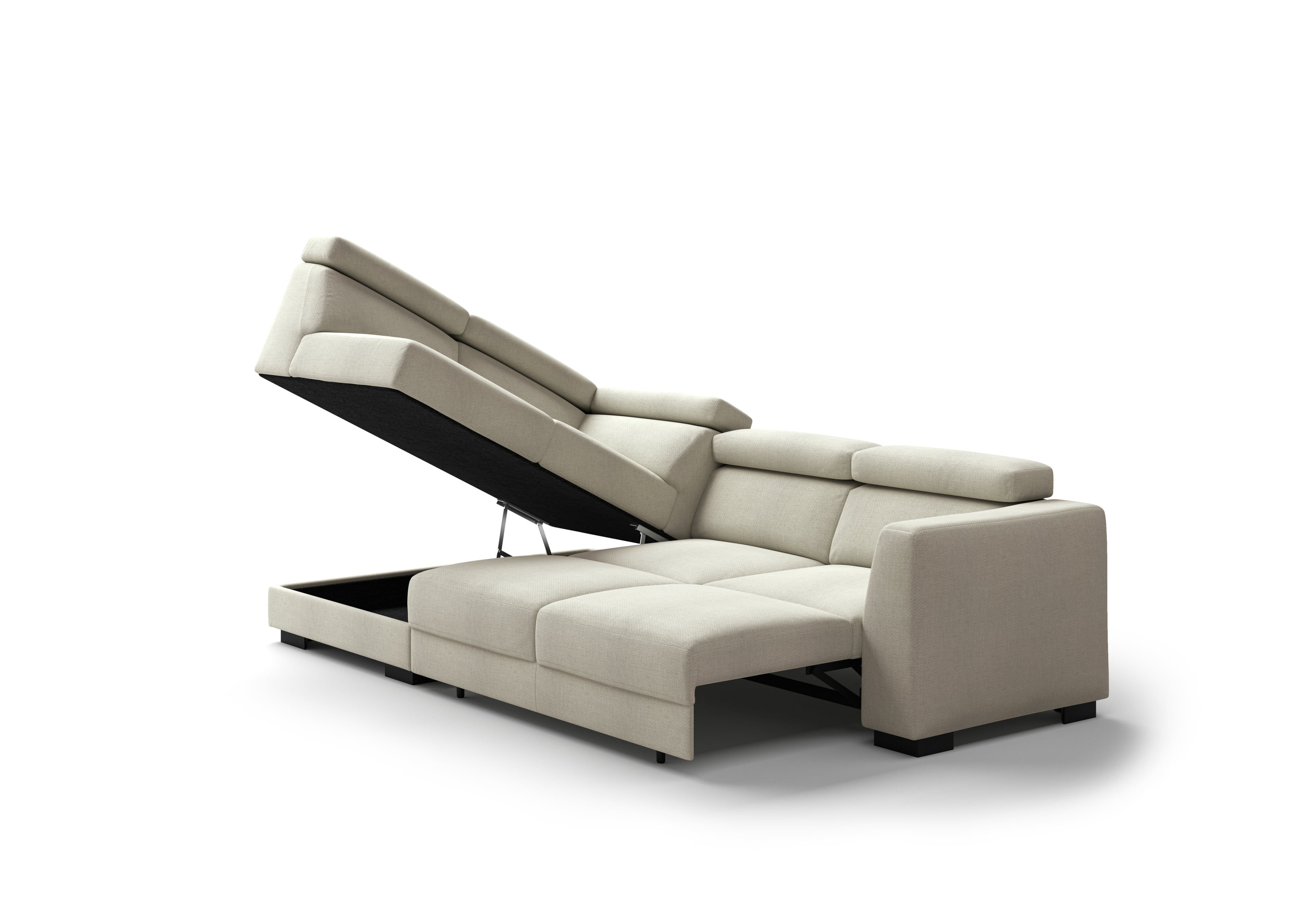 Luonto Halti LAF Chaise + RAF Loveseat Sleeper Sectional
