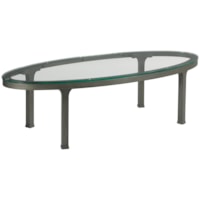 Contemporary Coffee Table with Glass Top
