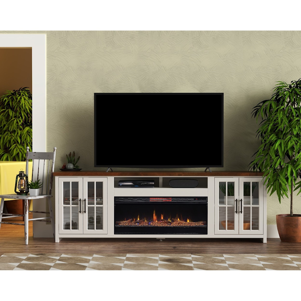 Legends Furniture Hampton Fireplace TV Console
