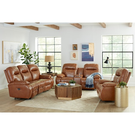 Power Rocker Console Loveseat