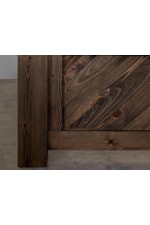 International Furniture Direct Dutton Farmhouse Queen Panel Bed