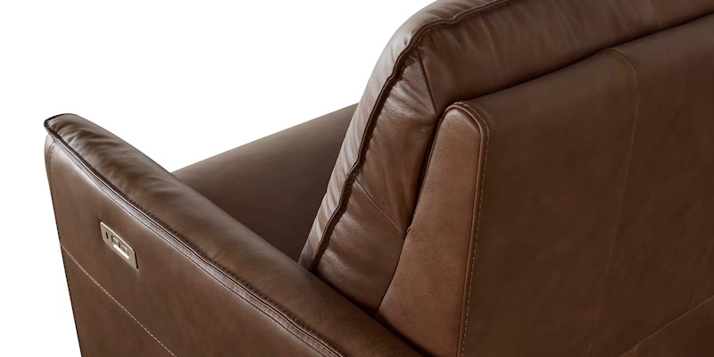 Bassett Everett Everett Leather Reclining Sectional