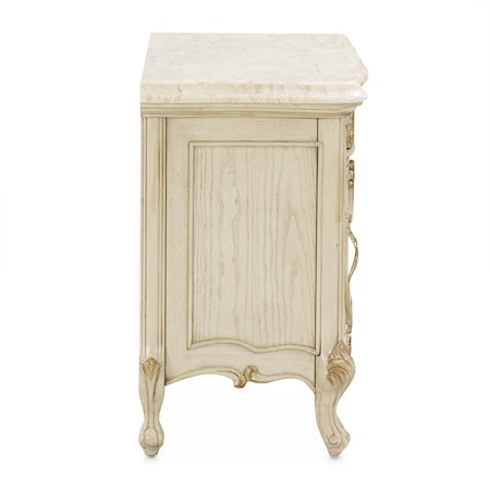 Marble Top Nightstand