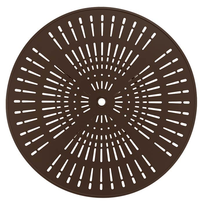 Tropitone La'Stratta 36" Rd Cement-Base Bar Table w/Umbrella Hole