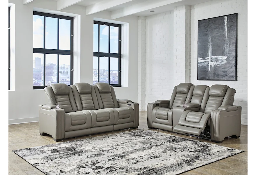 Backtrack Living Room Set by Signature Design by Ashley at Furniture and ApplianceMart