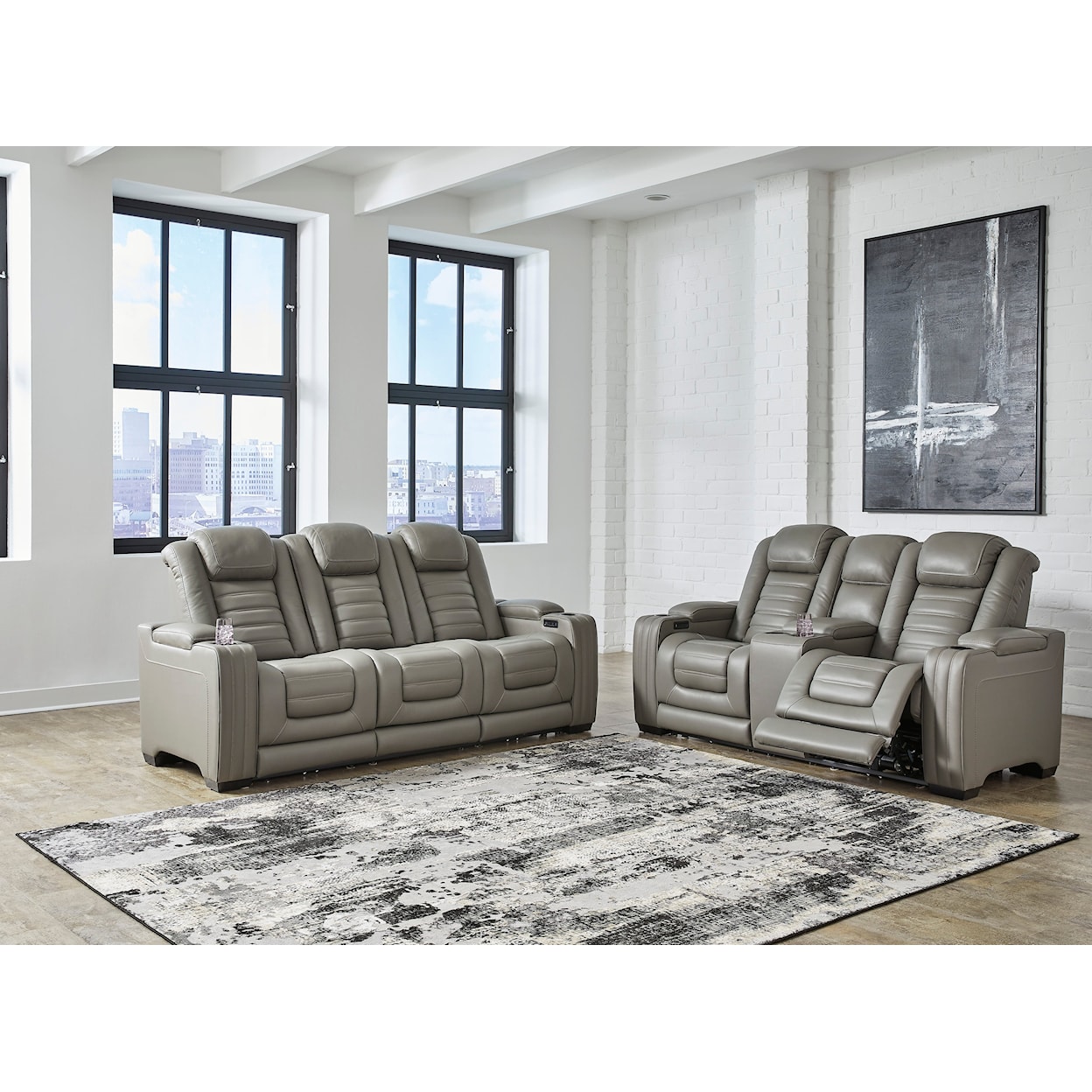 Ashley Furniture Signature Design Backtrack Living Room Set