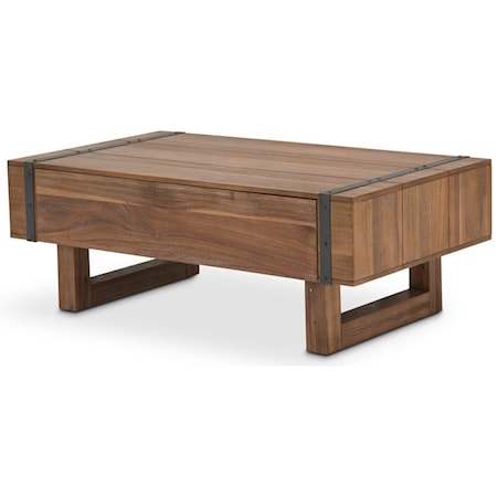 Rectangular Single Drawer Cocktail Table