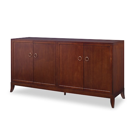 Details 4 Door Low Credenza (+Drawers)