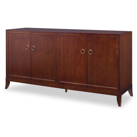 Details 4 Door Low Credenza (+Drawers)