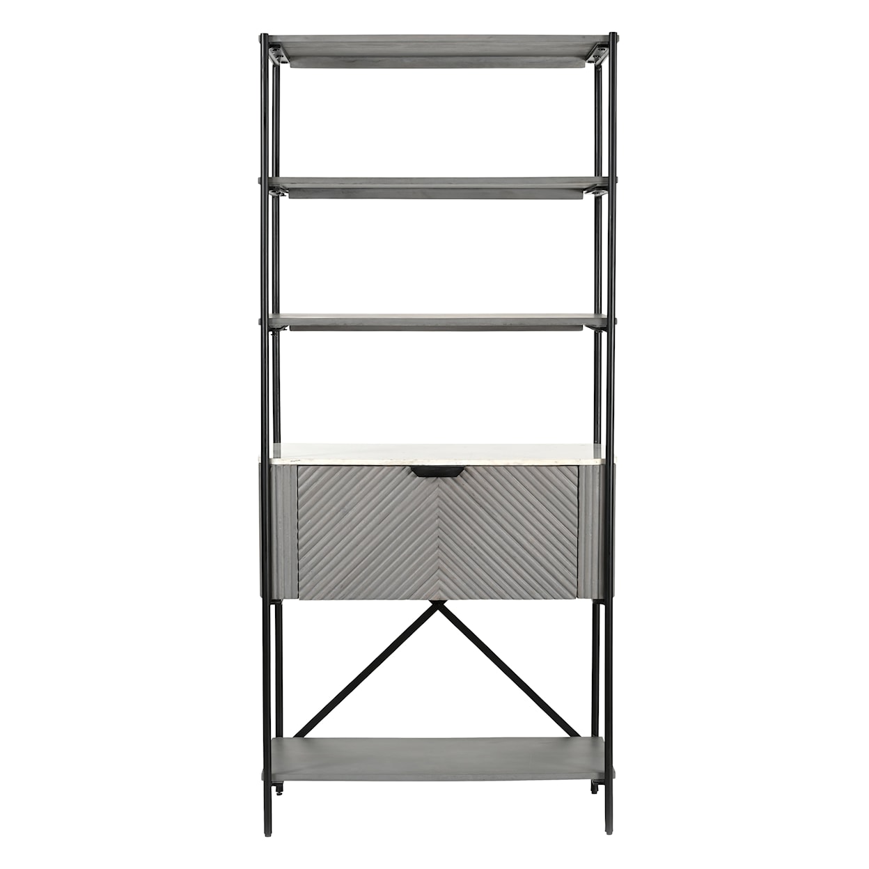 C2C Miscellaneous 1-Drawer 4-Shelf Etagere