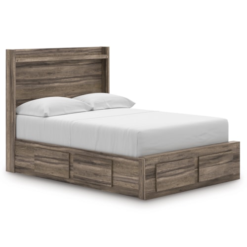 Full Panel Storage Bed