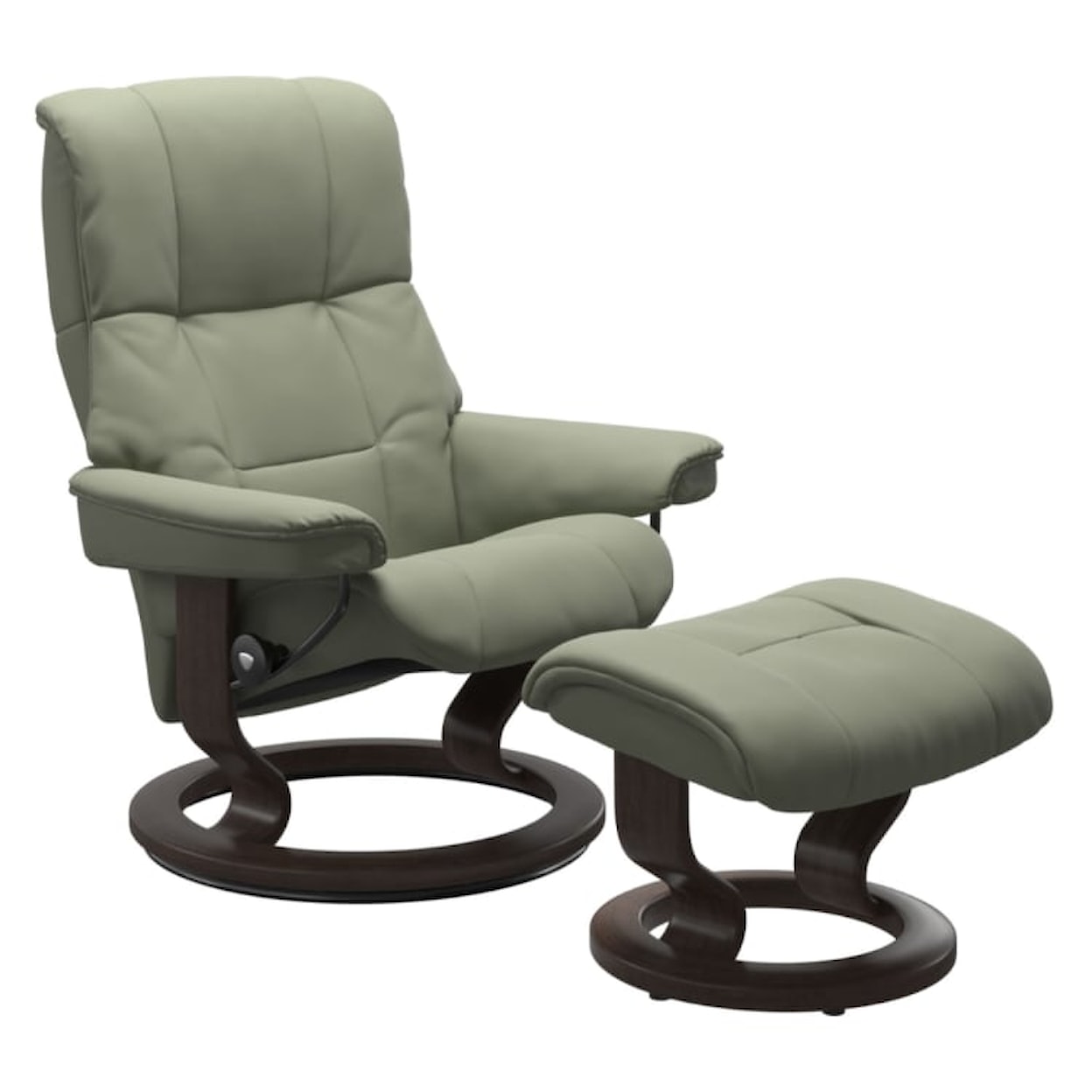 Stressless by Ekornes Mayfair Large Chair & Ottoman with Classic Base