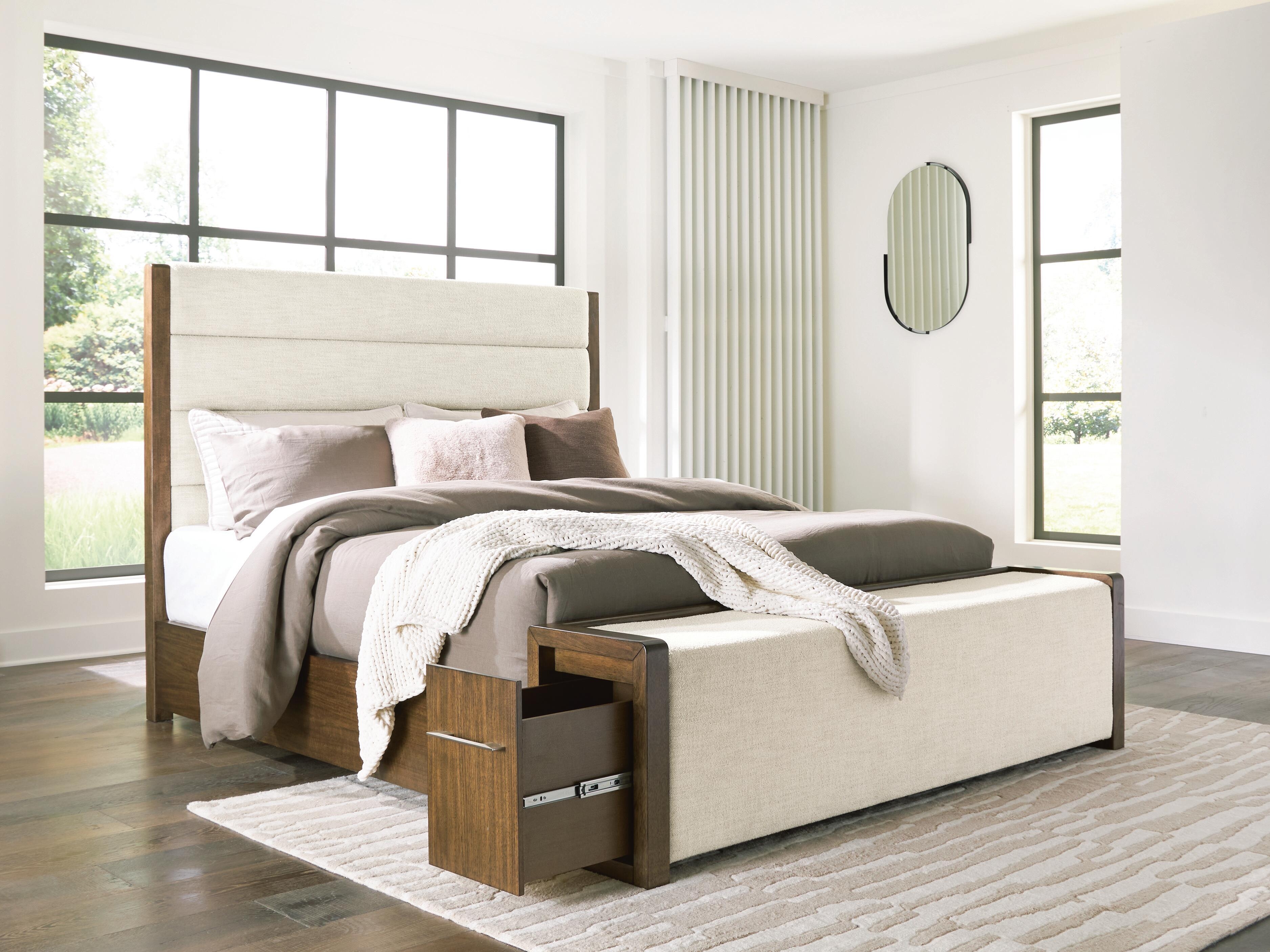 Ashley Marxmore Queen Upholstered Storage Bed