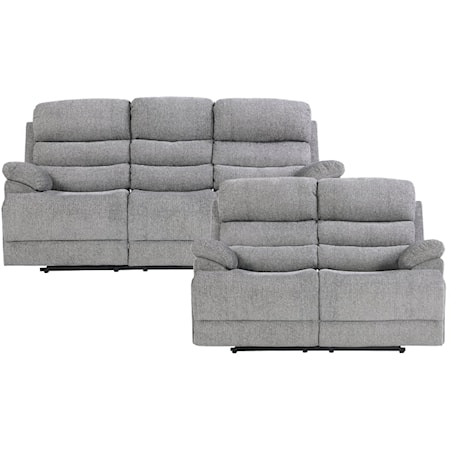 2-Piece Power Reclining Living Room Set