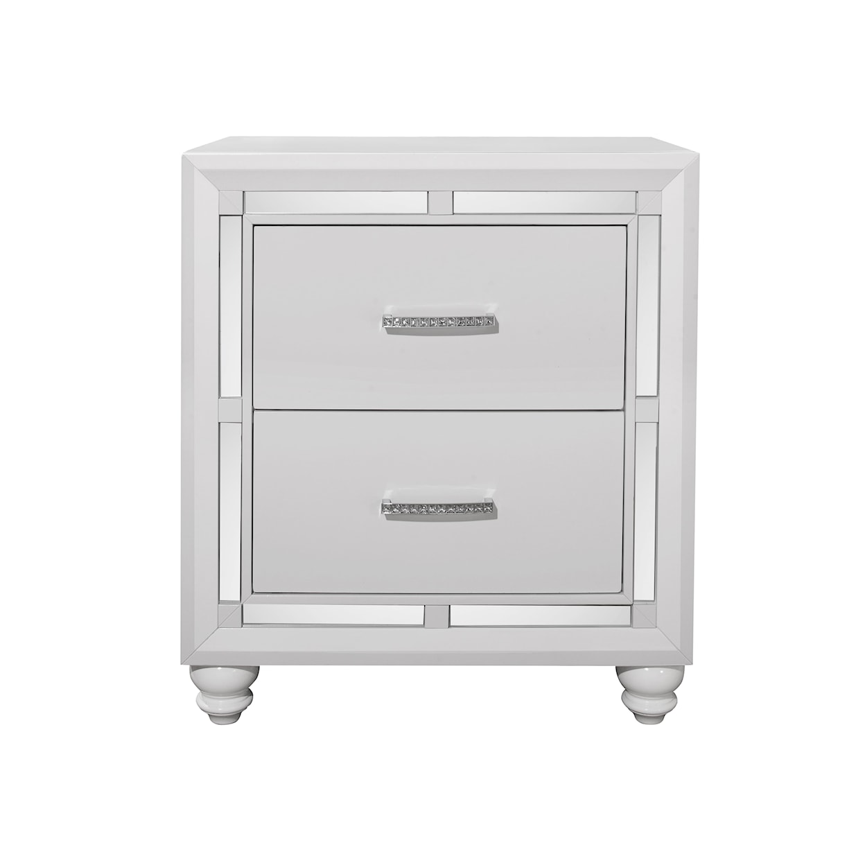 Global Furniture Mackenzie 2-Drawer Nightstand