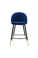 Modway Cordial Performance Velvet Bar Stools - Set of 2