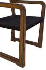 Furniture Classics  Rustic Dining Chair with Rope Seat