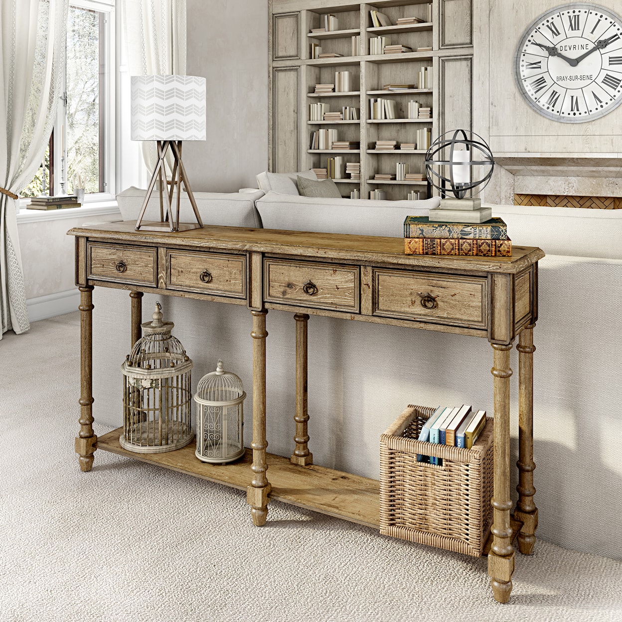 Accentrics Home Accents Hall Console Table