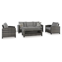 Outdoor Chat Set - 4 pc