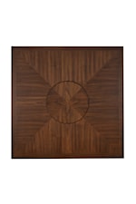 Quarter cut walnut veneers with a tight straight wood grain and center lazy Susan