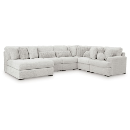 6-Piece Sectional With Chaise