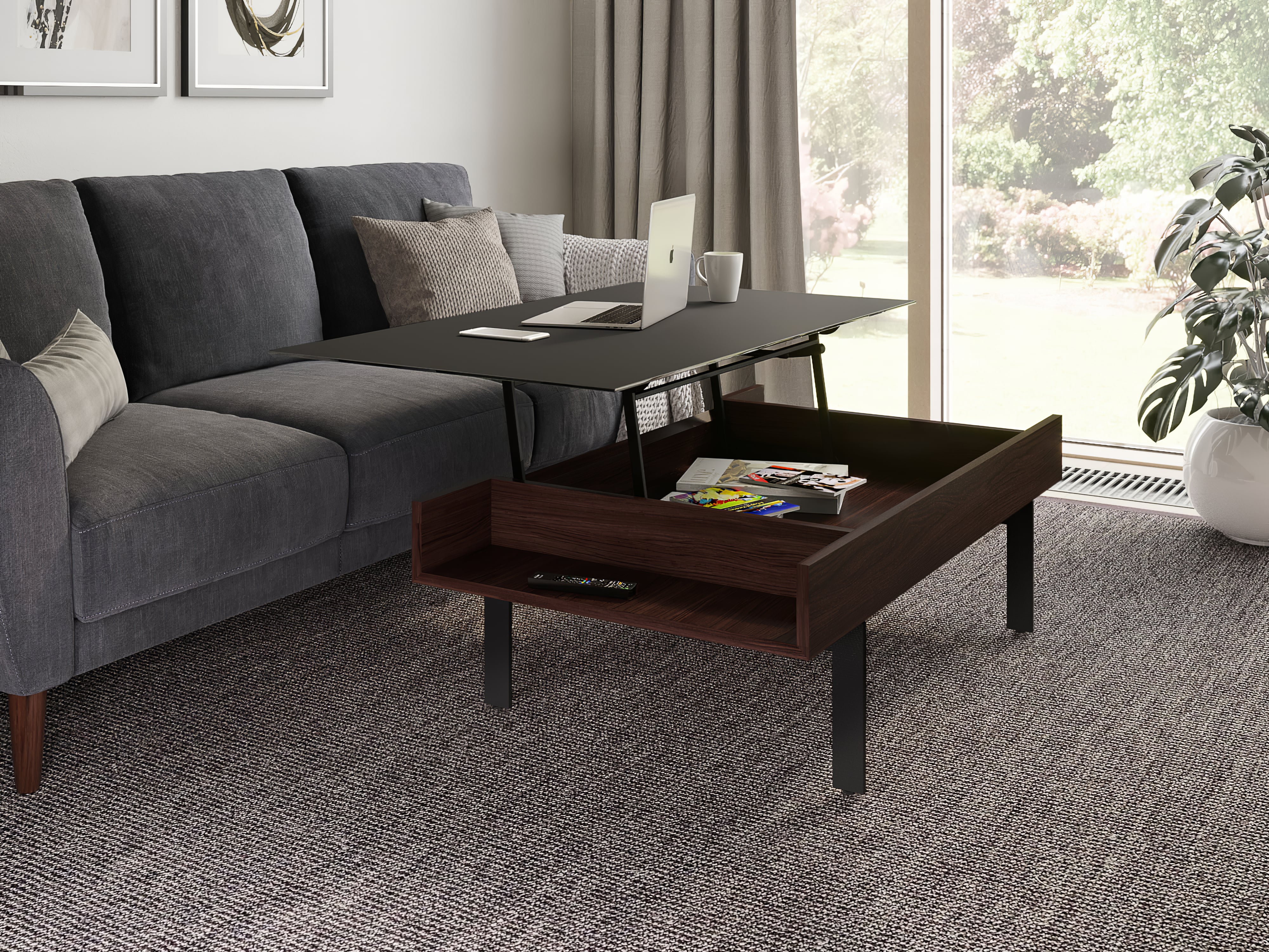 BDI Reveal Lift Top Coffee Table