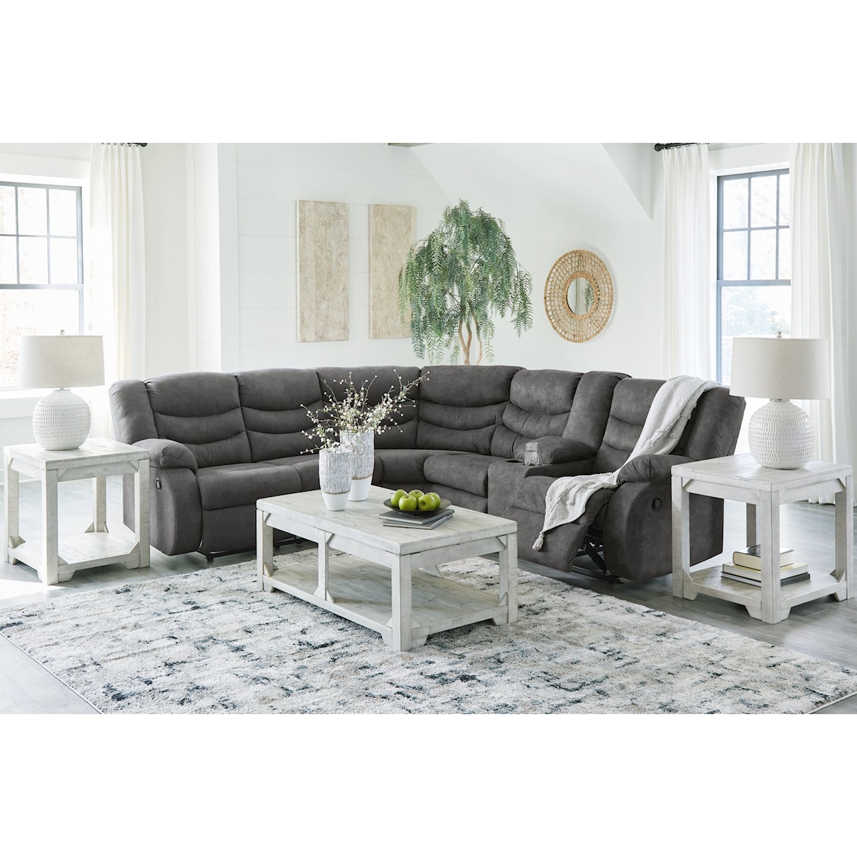 Signature Partymate Reclining Sectional