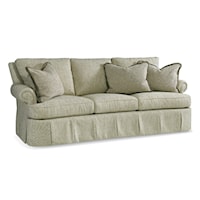 Traditional Sofa with Rolled Arms