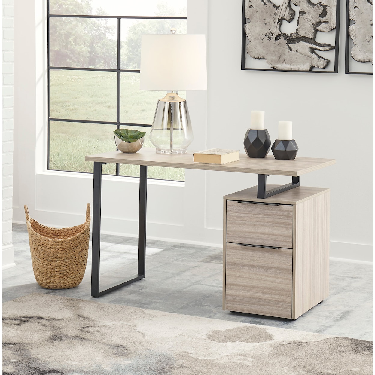 Signature Design by Ashley Waylowe 48" Home Office Desk