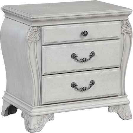 3-Drawer Nightstand