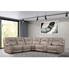 Parker Living Axel 6 Modular Piece Power Reclining Sectiona