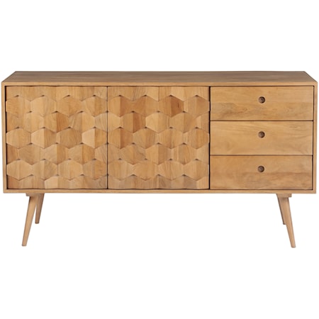 O2 Sideboard Light Oak