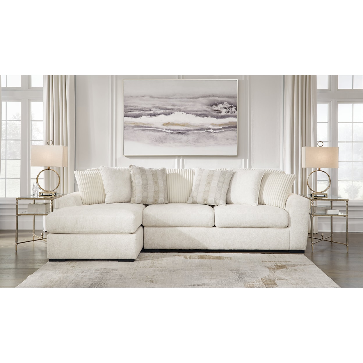 Signature Design by Ashley Furniture Chessington 2-Piece Sectional With Chaise