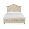 Magnussen Home Harlow Bedroom Queen Upholstered Storage Bed