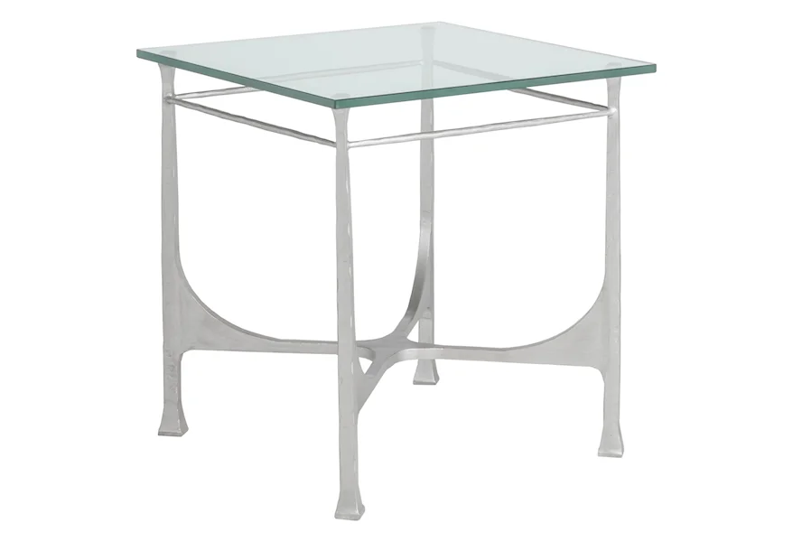 Artistica Metal Bruno Square End Table by Artistica at Alison Craig Home Furnishings