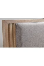 A.R.T. Furniture Inc North Side Transitional King Panel Bed with Upholstered Headboard