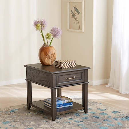 Drawer End Table