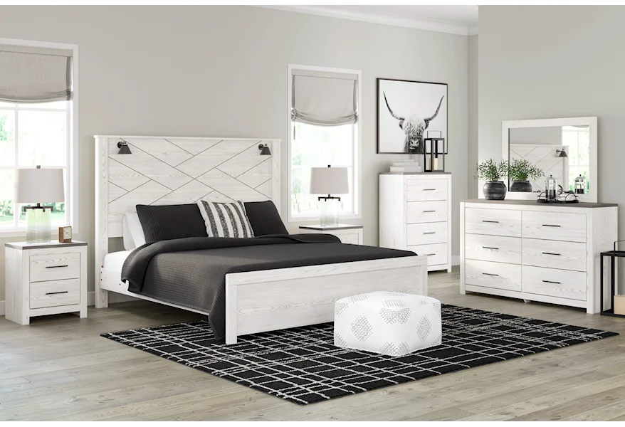 Gerridan King Bedroom Set by Signature Design by Ashley at Sam Levitz Furniture
