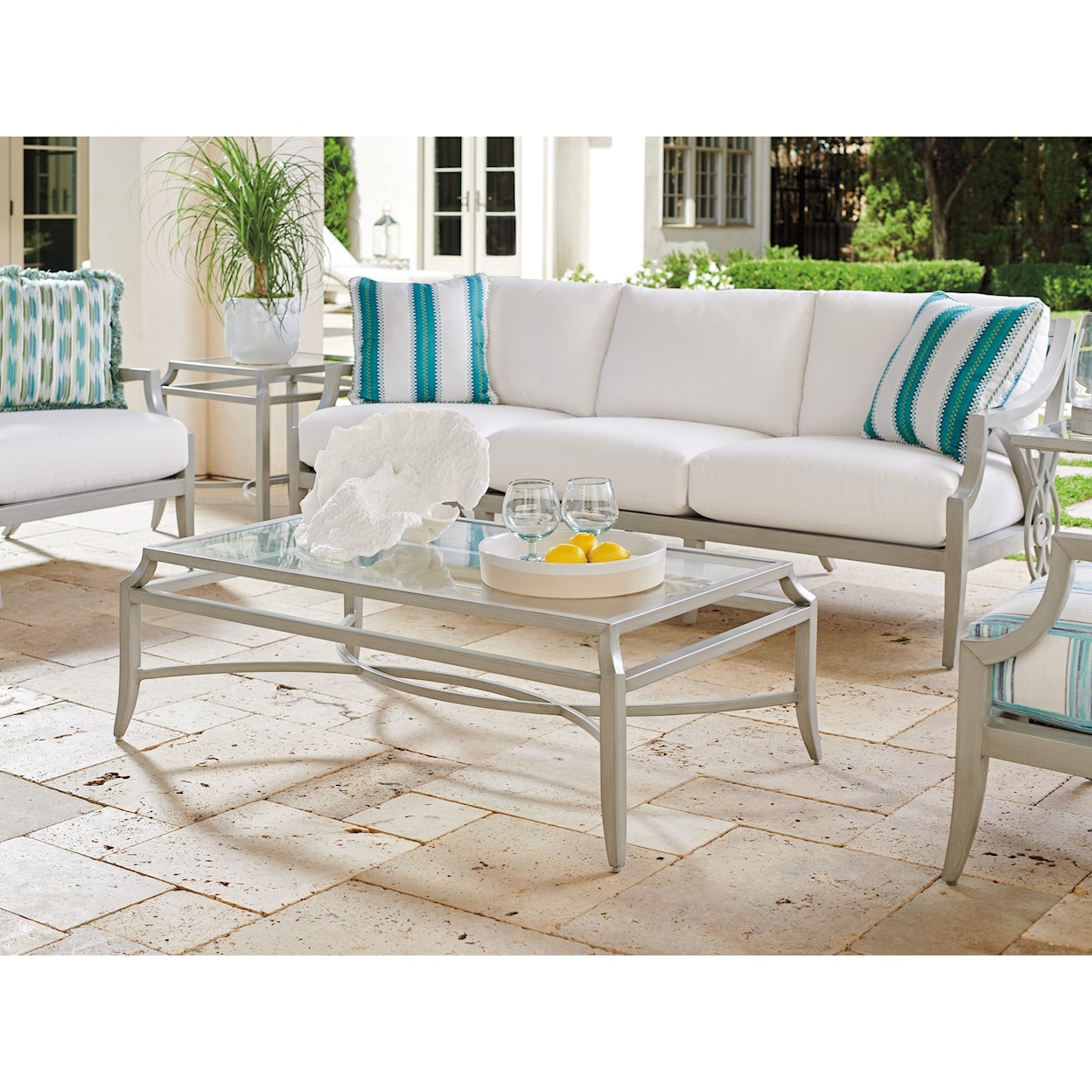 Tommy Bahama Outdoor Living Silver Sands Rectangular Cocktail Table
