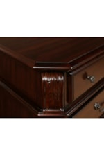 New Classic Emilie Traditional 3-Drawer Nightstand