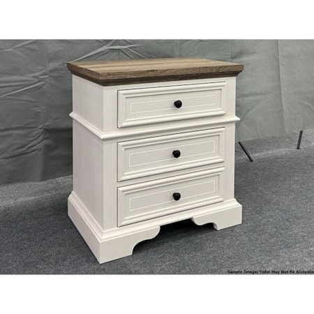 3-Drawer Nightstand