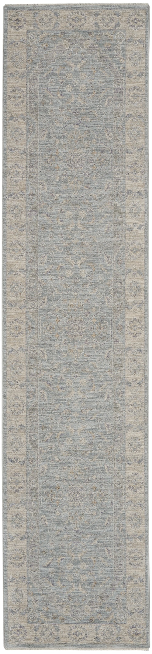 2'3" x 10'2" Blue Runner Rug