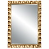 Uttermost Haya Haya Scalloped Gold Mirror