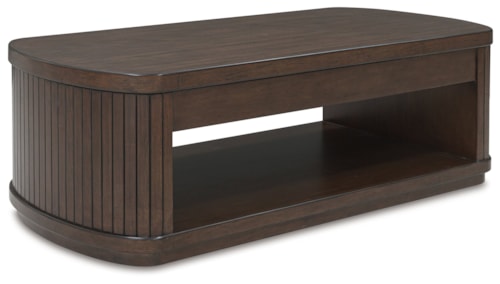 Lift-Top Coffee Table with Casters