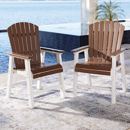 Outdoor Dining Arm Chair (Set of 2)