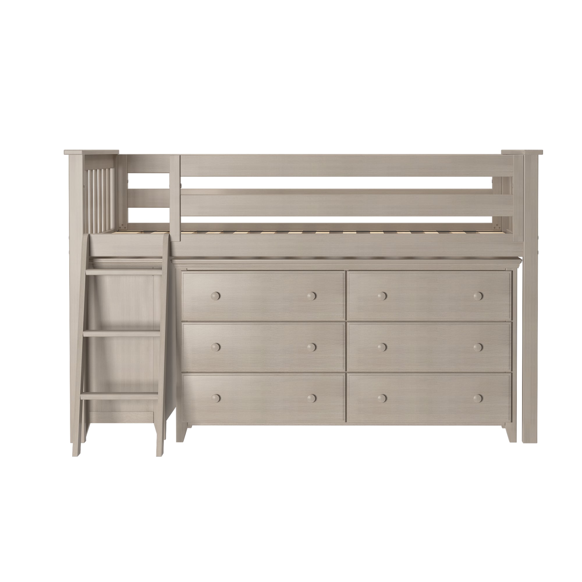 Windsor Youth Twin Loft Bed in Stone