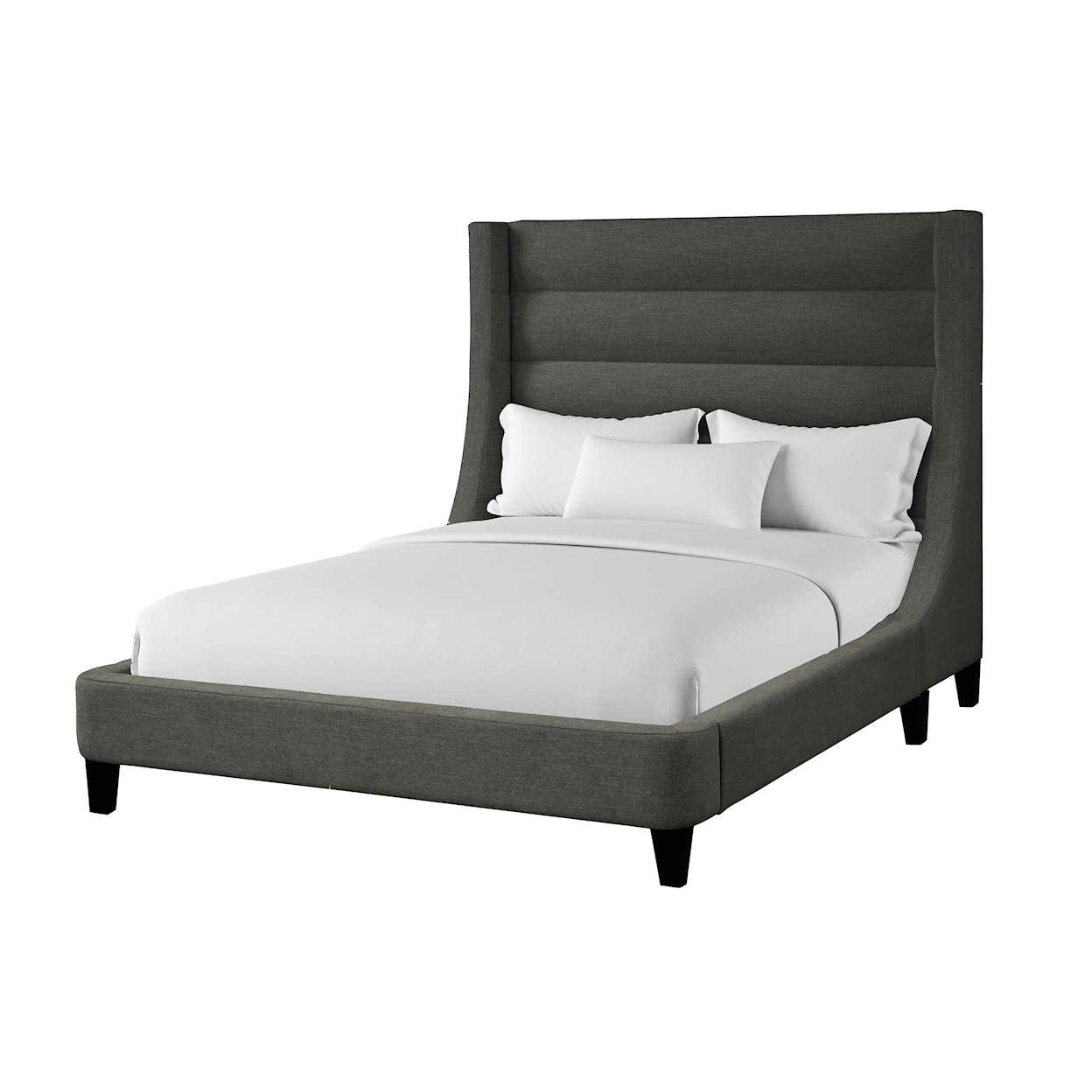 Paramount Living Jacob - Luxe Dark Grey Queen Bed