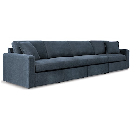 4-Piece Sectional And Ottoman