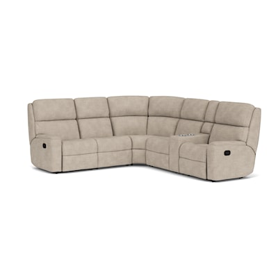 Flexsteel Rio 6 Piece Manual Reclining Sectional