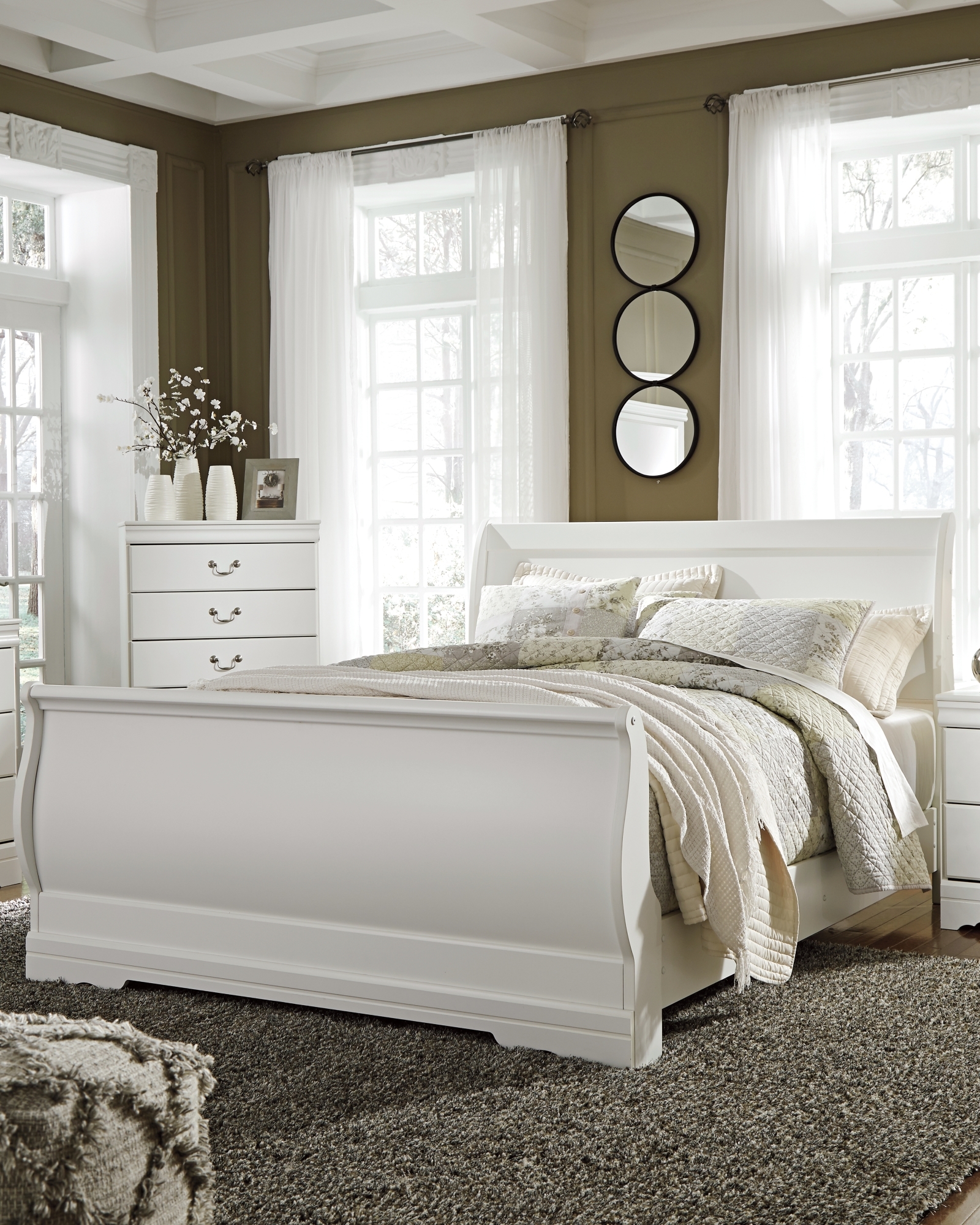 Signature Design by Ashley Anarasia Queen Sleigh Headboard
